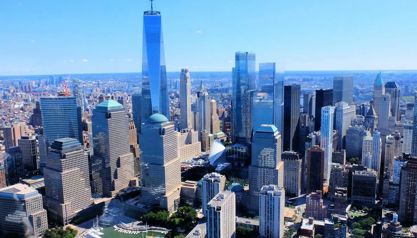 Que faire dans Lower Manhattan et le Financial District - Vue aérienne