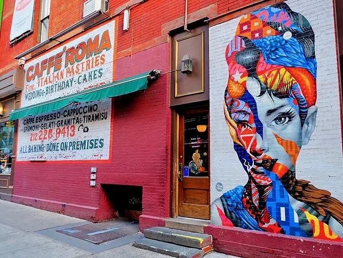 Que faire à Little Italy New York - Peinture murale
