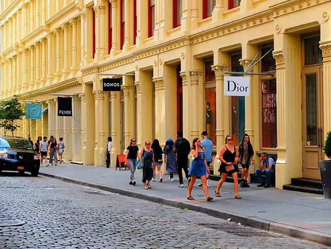 Que faire à SoHo New York - Magasins
