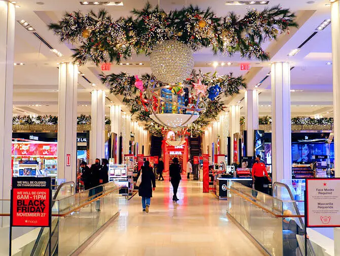 Macy's à New York - Décorations de Noël