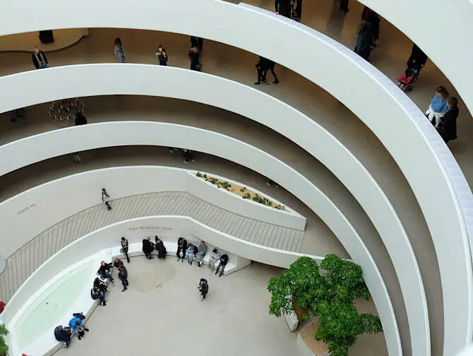 Musée Guggenheim à NYC - architecture
