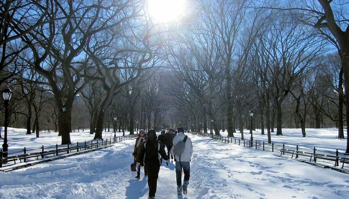 La météo à New York - Hiver
