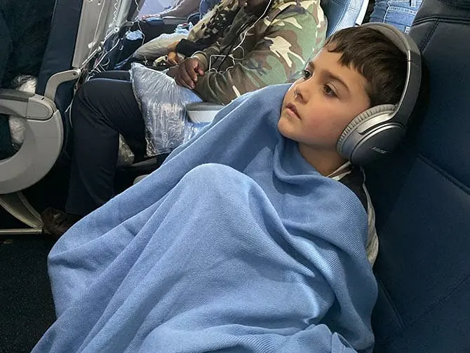 Voyager en avion a New York avec des bebes et des enfants