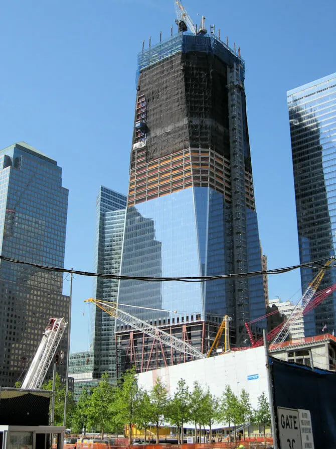 One World Trade Center - Freedom Tower en construction