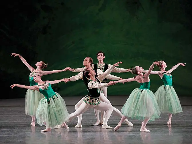 Billets pour un ballet a New York - Serenade en vert