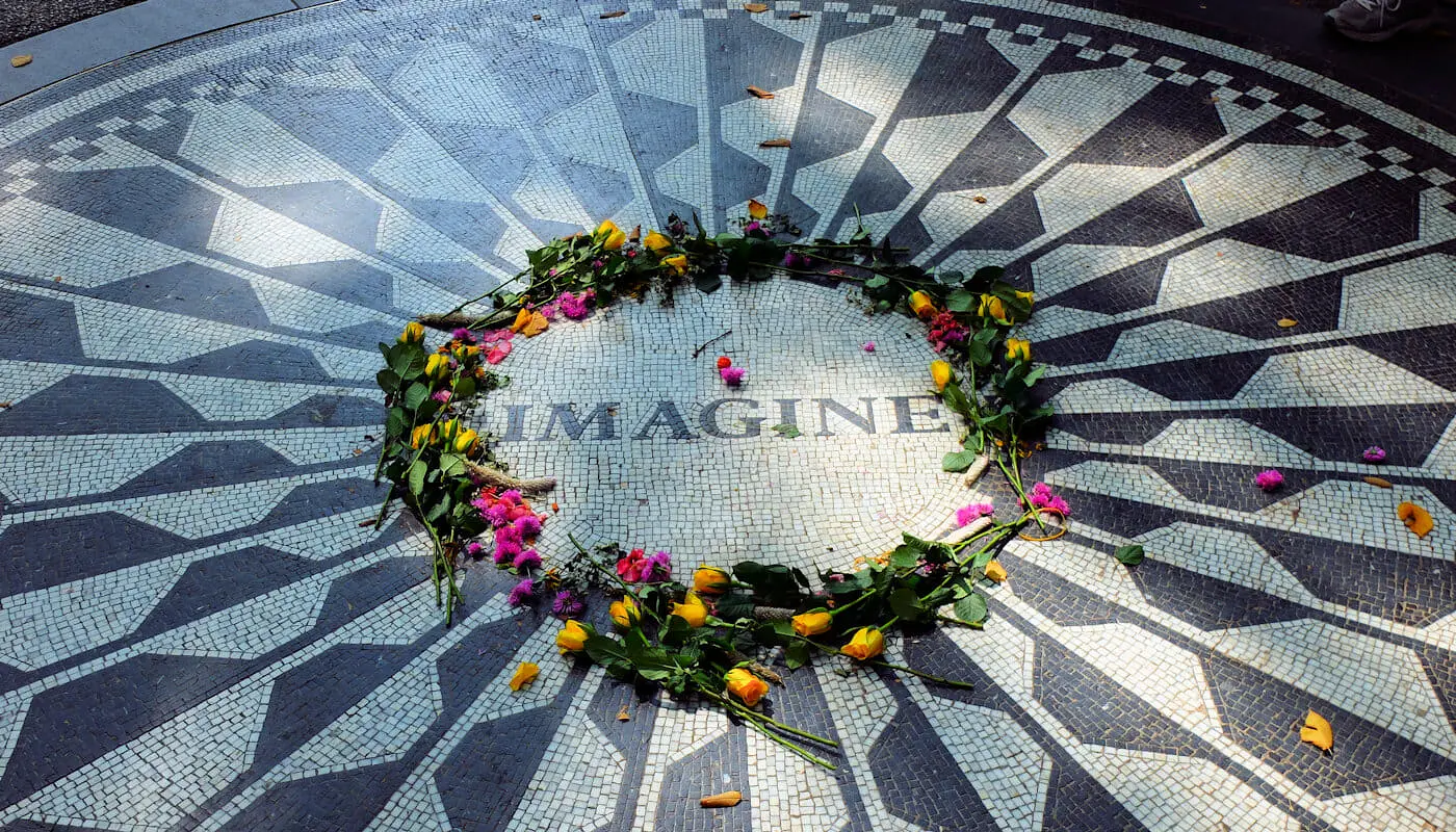 Central Park à New York - Strawberry Fields
