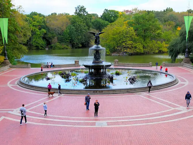 Central Park à New York - Bethesda Fountain