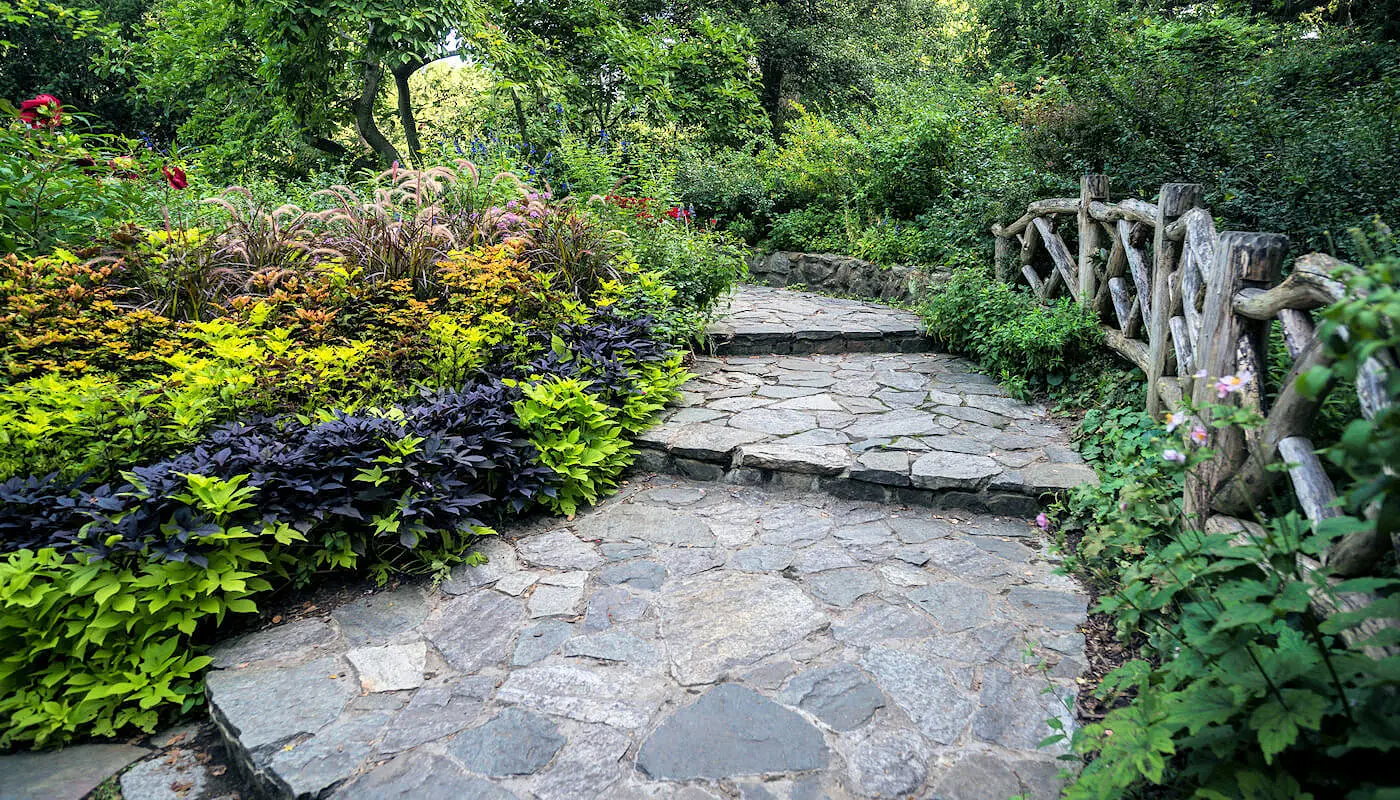Central Park à New York - Shakespeare Garden