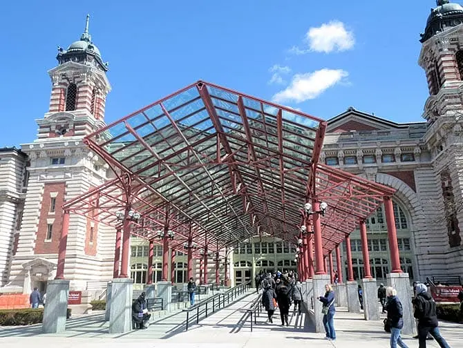 Ellis Island à New York - Entrée du musée
