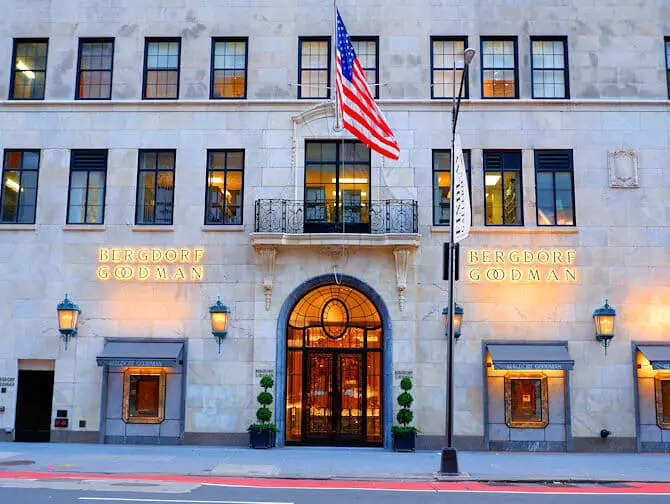 Shopping sur la Fifth Avenue - Bergdorf Goofman à New York