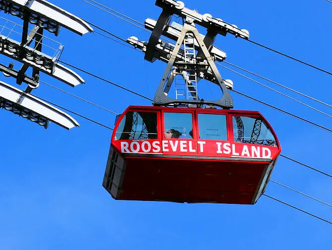 Que faire dans l'Upper East Side à New York - Roosevelt Island Tram