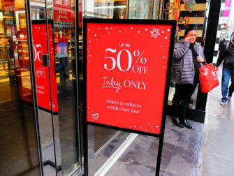Black Friday à New York - Panneau