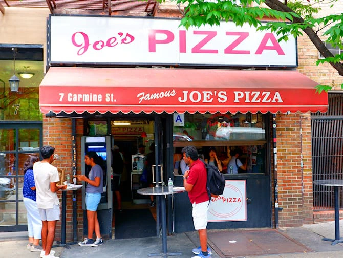 La meilleure pizza de New York - Joe's Pizza
