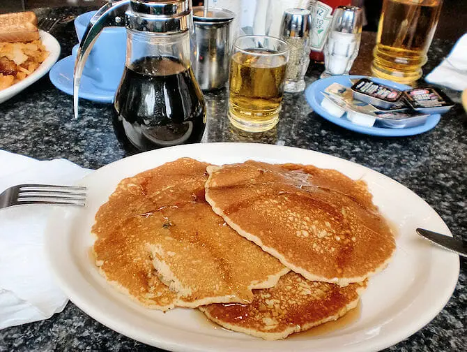 Petit-déjeuner à New York - Pancakes