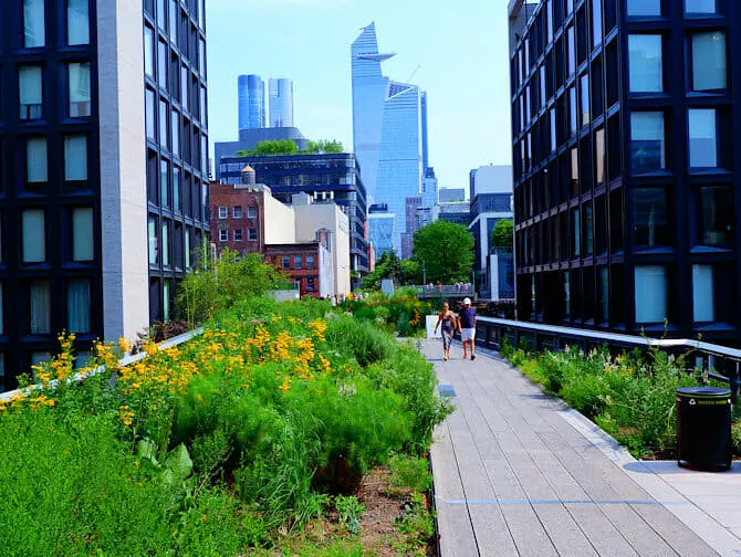 Les parcs &agrave; New York - L'&eacute;t&eacute; &agrave; High Line Park