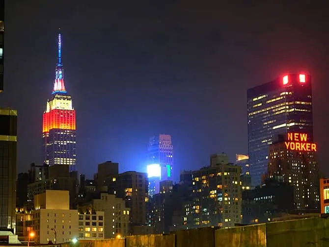 4 juillet à New York - Empire State Building