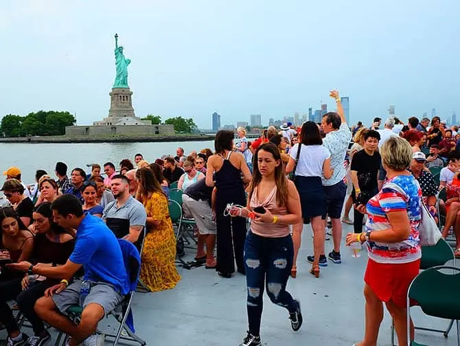 4 juillet à New York - Croisière feux d'artifice