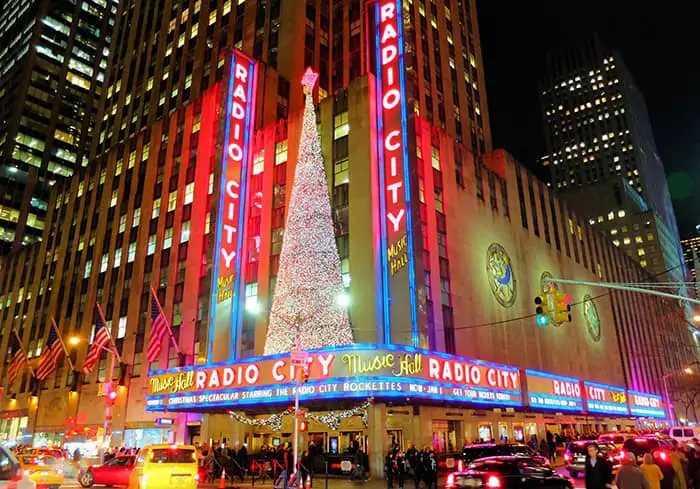 Ambiance de Noël à New York - Radio City Music Hall