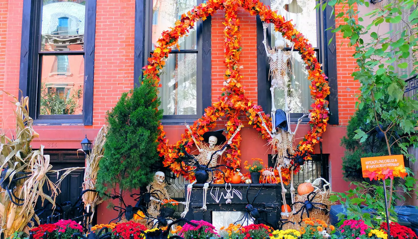 Halloween à New York - Maison Decorée