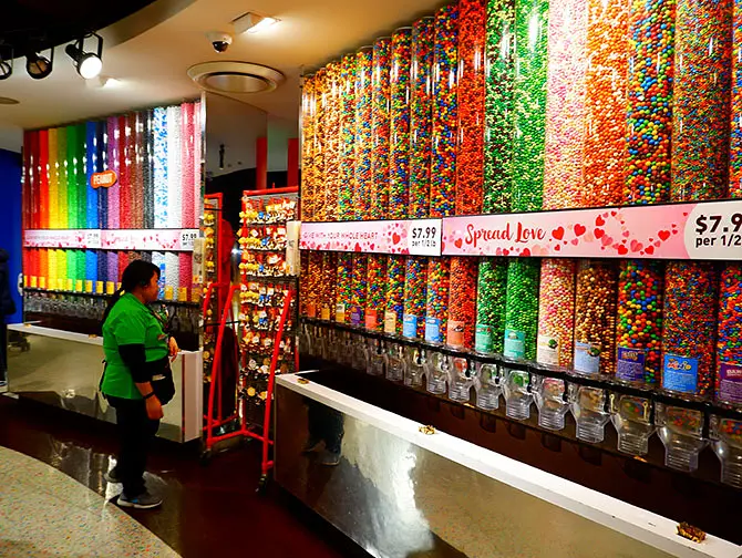 M&M s Store sur Times Square - Choix