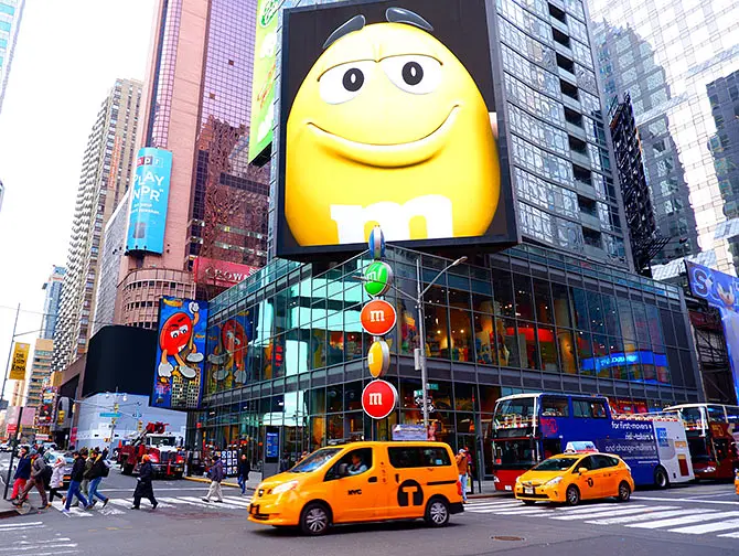 M&M s Store sur Times Square