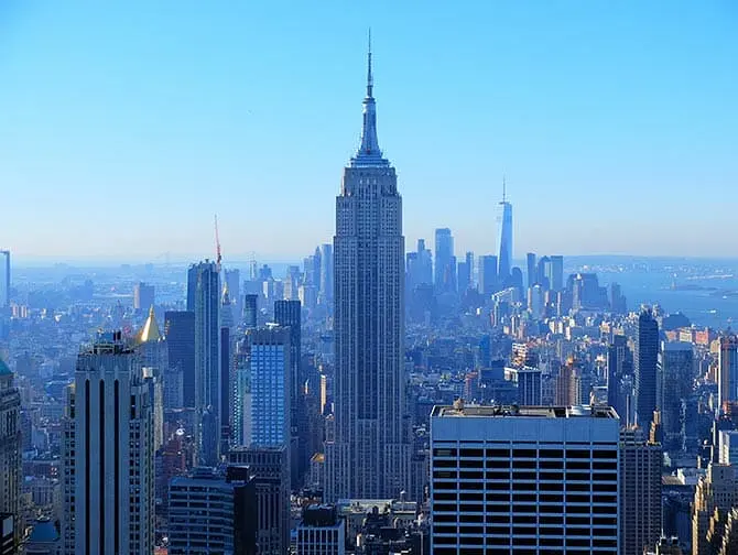 Le Jour de l'An à New York - Vue du Top of the Rock