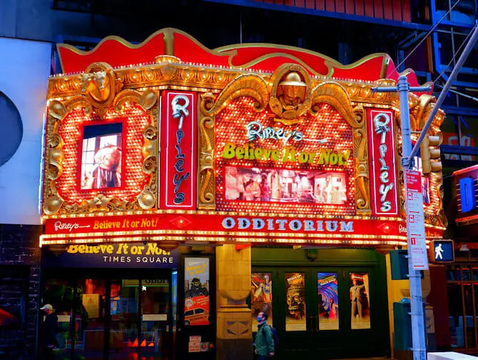 Extérieur Ripley's Believe It or Not! à New York City 