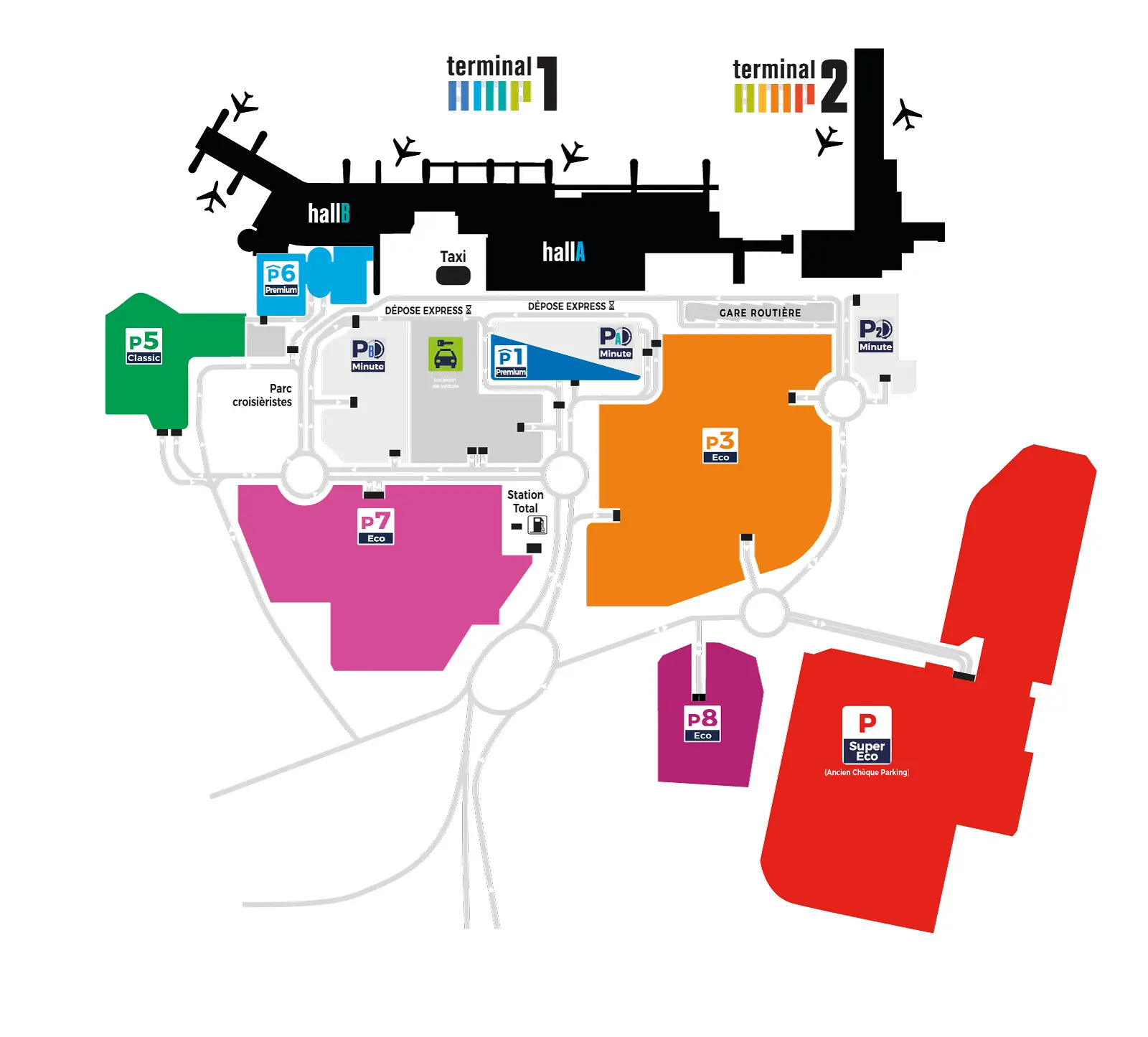 Vol Marseille New York Plan aeroport Marseille
