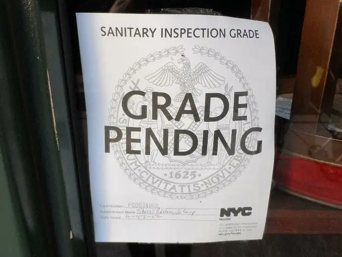 Hygiène en Restauration à New York - Restaurant en cours d'inspection 