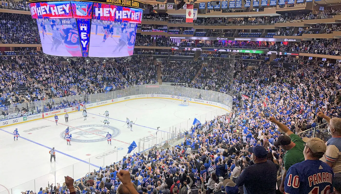 New York Rangers Billets - Madison Square Garden