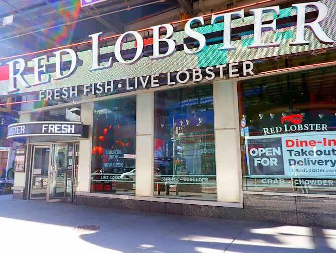 Restaurants pour enfants à New York - red lobster