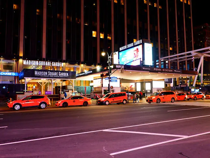 Madison Square Garden NYC - Affichage