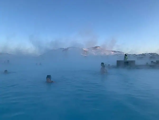 Vol à New York avec escale en Islande - Blue Lagoon