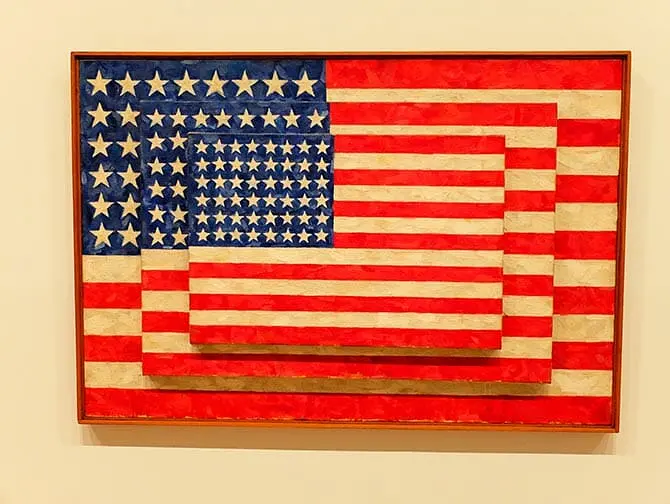 Whitney Museum à New York - Jasper Johns Flag