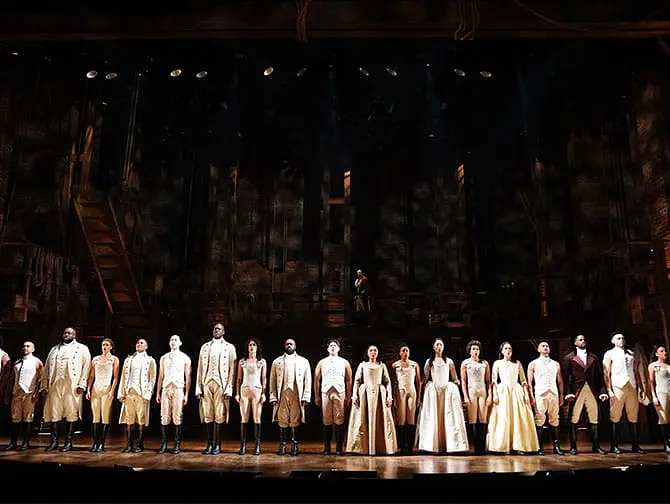 Billets pour Hamilton à Broadway - La troupe