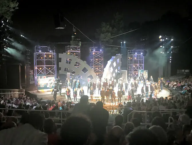 Shakespeare in the Park à New York - Fin du spectacle