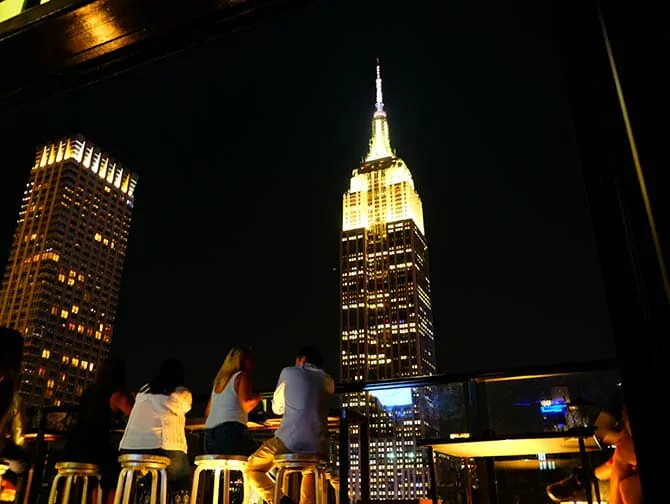 Visite guidée des rooftop bars à New York