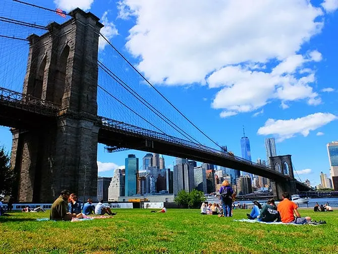 Les plus belles vues de New York - Brooklyn Bridge Park