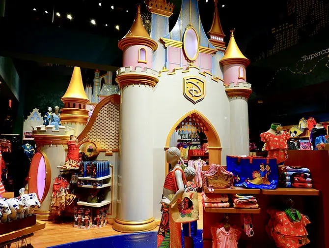 Disney Store de Times Square - Chateau de princesse