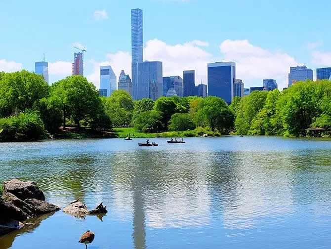Tour en Barque à Central Park - Le Lac