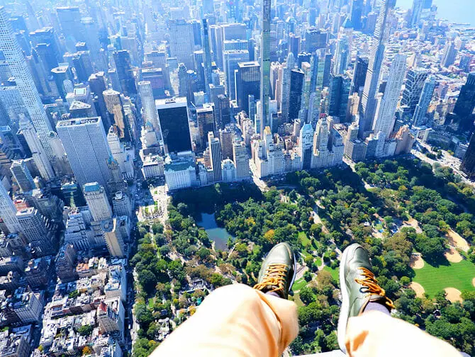 Vol en hélicoptère à habitacle ouvert à New York