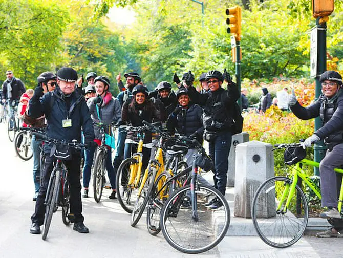 Visite guidée de Central Park à vélo avec guide français