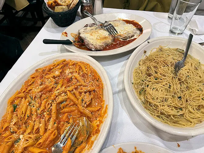 Carmines Family Restaurant à New York - Penne alla Vodka