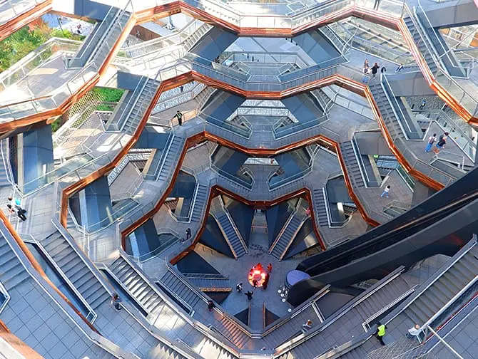 Billets pour le Vessel à New York - Structure du Vessel 