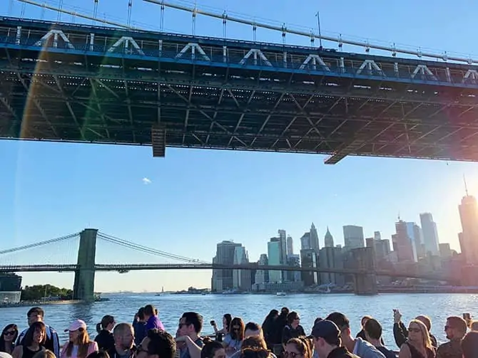 Croisière Happy Hour à New York - Sur l'East River