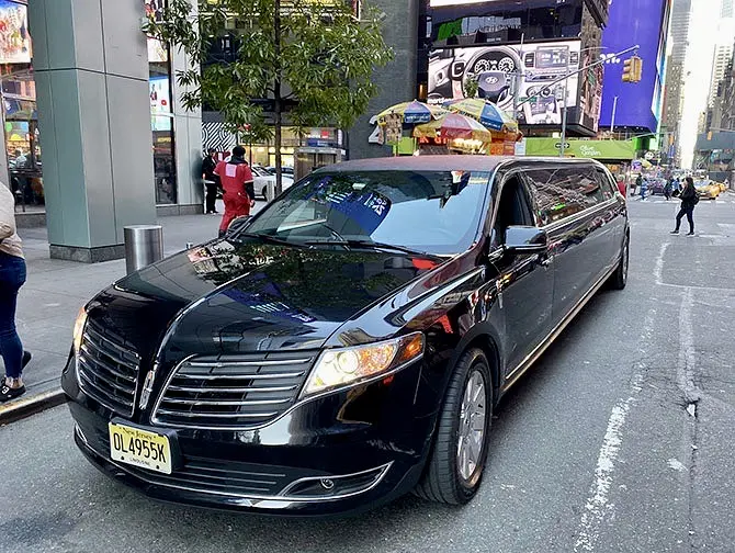 Limousine a New York location - La limousine