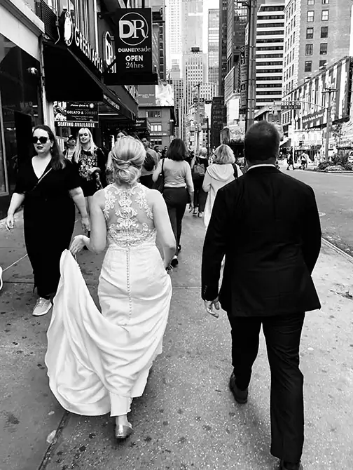 Photographe de mariage à New York - Séance photo dans la rue