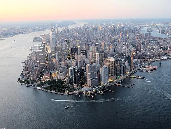 Vol de nuit en hélicoptère à New York - Manhattan