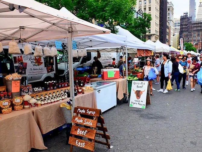 Voyage éco-responsable a New York - Union Square Greenmarket