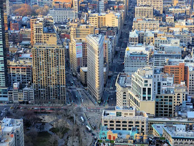 Flatiron Building à New York - Vue